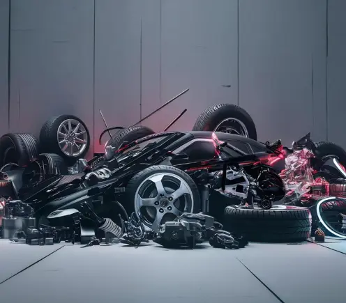 Recycled auto spare parts from dismantled cars Recycled auto spare parts from dismantled cars