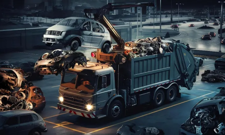 Complete vehicle towing and dismantling service Complete vehicle towing and dismantling service